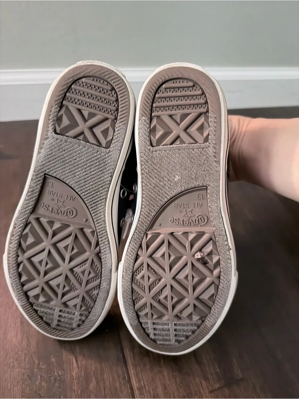 Converse Kids Navy and Black Low-Top Sneakers with White Laces